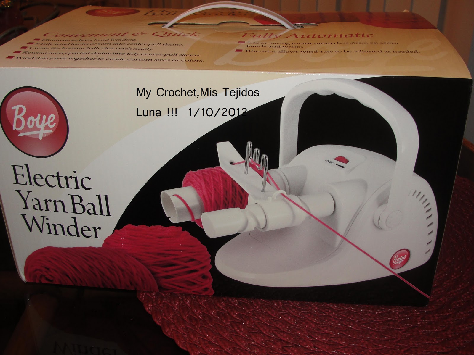 Boye Electric Yarn Ball Winder munimoro.gob.pe